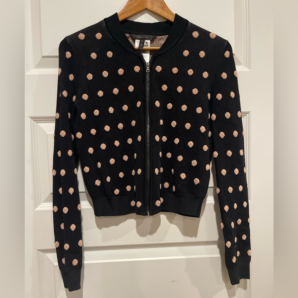 Polka dot cardigan